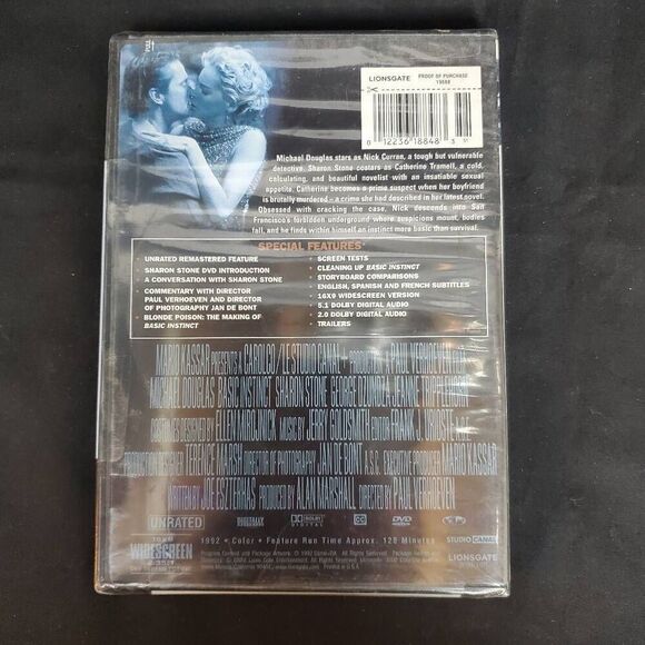 Basic Instinct (1992 Film) Thriller/Erotic [DVD] - Picture 2 of 2